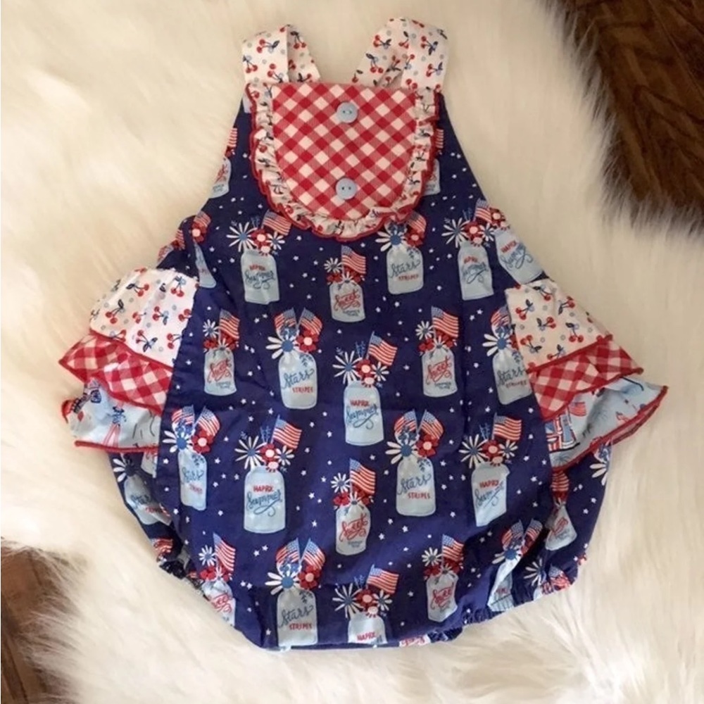 4th of July romper